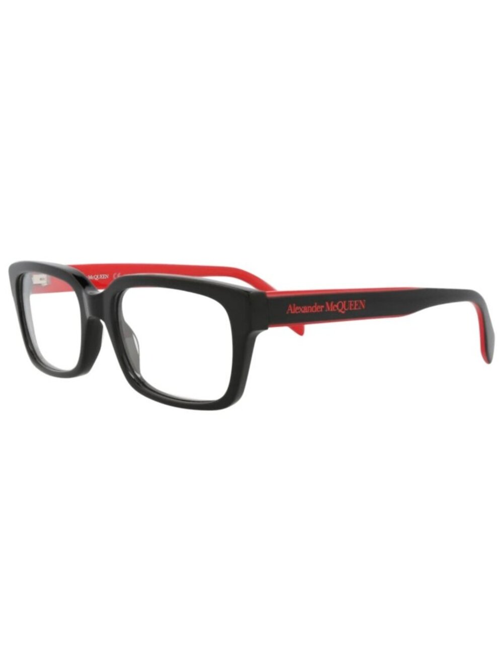 New Alexander McQueen Women's Eyeglasses Square Rectangle Acetate Frame Mens